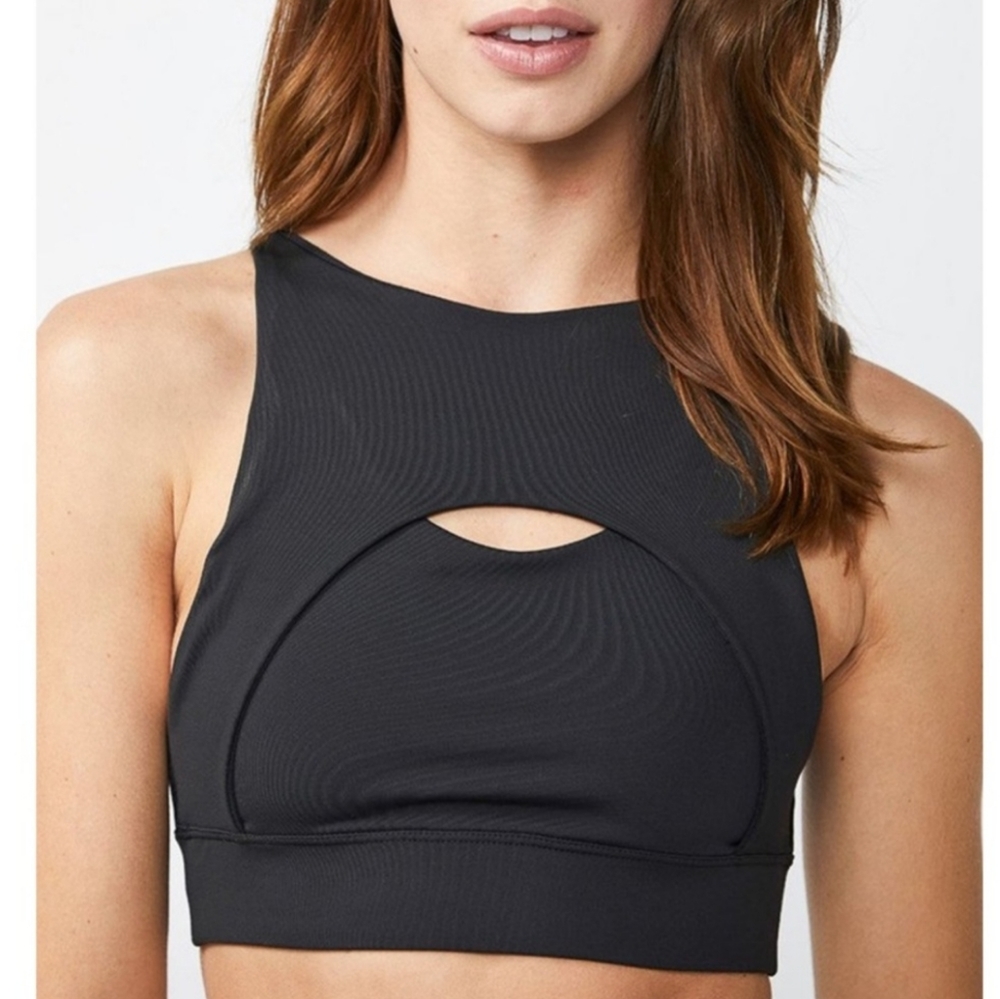 DIY Define Your‎ Inspiration Peek Sports Bra in Black
